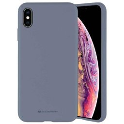 Mercury Silicone MagSafe-kompatibilis tok iPhone 13/14 - szürkéslila