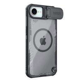Nillkin Iceblade Prop MagSafe-kompatibilis tok kameralencse védővel és kitámasztóval iPhone 16e - fekete