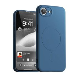 Mercury Semi-Silicone MagSafe-kompatibilis tok iPhone 16e - kék