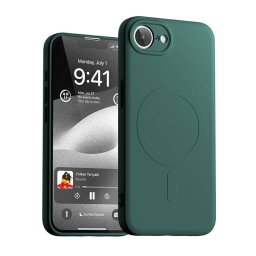 Mercury Semi-Silicone MagSafe-kompatibilis tok iPhone 16e - zöld