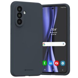 Mercury Silicone tok Samsung Galaxy A36 - tengerészkék