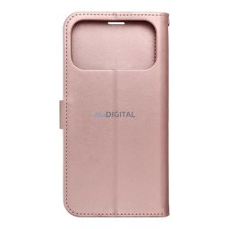 MEZZO könyvtok iPhone 17 Pro Max - rózsaarany színű "mandala"