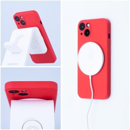 SILICONE MAG COVER MagSafe-kompatibilis tok iPhone Air - piros