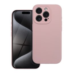 SILICONE 2mm tok iPhone 17 - pasztell rózsaszín