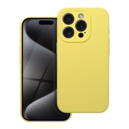 SILICONE 2mm tok iPhone 17 Pro - citromsárga