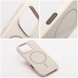Glossy MagSafe-kompatibilis tok iPhone Air - bézs