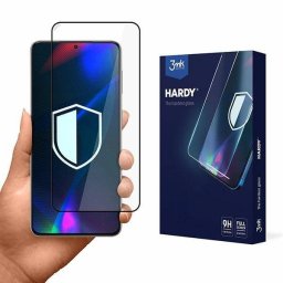 3mk Hardy edzett üveg fekete szegéllyel Samsung Galaxy S22
