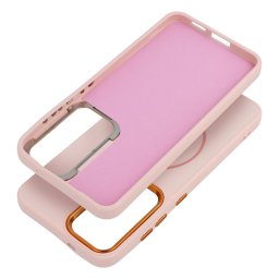 FRAME MagSafe-kompatibilis tok Samsung Galaxy A17 4G/5G - púderrózsaszín
