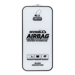 BlueO Mr. Monkey Glass Airbag Anti-broken edzett üveg fekete szegéllyel iPhone 17