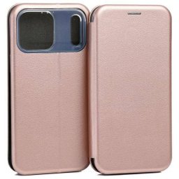 Beline Magnetic könyvtok iPhone 17 Pro Max - rózsaarany színű