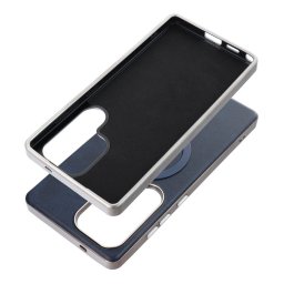 GENTLEMAN MagSafe-kompatibilis tok Samsung Galaxy S25 FE - tengerészkék