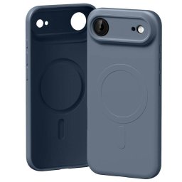 Mercury Semi-Silicone MagSafe-kompatibilis tok iPhone Air - szürkéskék