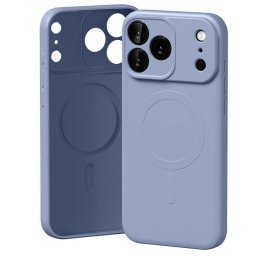 Mercury Semi-Silicone MagSafe-kompatibilis tok iPhone 17 Pro Max - lila