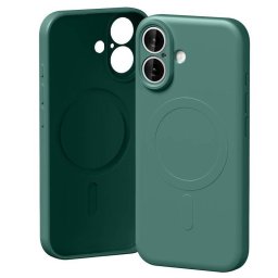 Mercury Semi-Silicone MagSafe-kompatibilis tok iPhone 17 - zöld