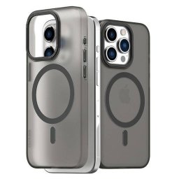 Araree Aero Frame tok iPhone 15 Pro - fekete átlátszó