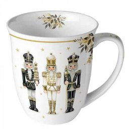 Karácsonyi diótörős porcelán bögre - 400 ml - Royal Nutcrackers