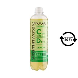 Viwa Vitaminwater Immunity Zero üdítőital VIGYÉL VISSZA flakonban 600ml
