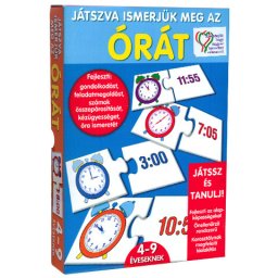 Játszva ismerjük meg az órát - Párosító játék