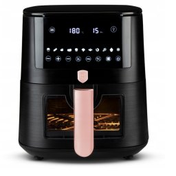 Berlinger Haus Air Fryer / forrólevegős sütő ablakkal 8 literes 1650W Black Rose Collection BH/9604