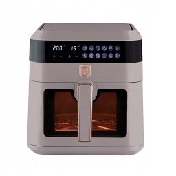Berlinger Haus Air Fryer / forrólevegős sütő ablakkal 6,3 literes 1300W Taupe Collection BH/9547