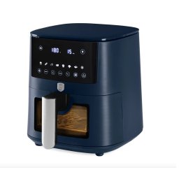 Berlinger Haus Air Fryer / forrólevegős sütő ablakkal 5 literes 1400W Deep Sea Collection BH/9729