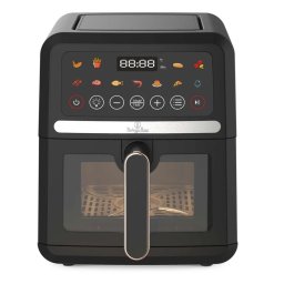 Berlinger Haus Air Fryer / forrólevegős sütő ablakkal 5 literes 1500W Black Rose Collection BH/9780