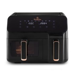 Berlinger Haus Air Fryer / forrólevegős sütő dupla 5,5 + 3,5 literes 2700W Black Rose Collection BH/9467
