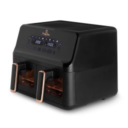 Berlinger Haus Air Fryer / forrólevegős sütő dupla 4,1 + 4,1 literes 2700W Black Rose Collection BH/9469 Kifutó termék