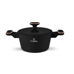 Berlinger Haus Lábas fedővel 24 cm alu 3 rétegű titánpro bevonattal Black Rose Collection BH/8358