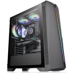 Thermaltake H350 Tempered Glass RGB fekete haz