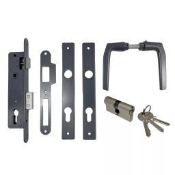 ANBO 1231 Csapdás portálzár garnitúra 40 mm (antracitszürke)