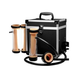 The Super Milker - automatikus deluxe maszturbátor férfiaknak (fekete)