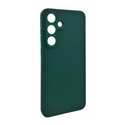 Szilikon telefonvédő (matt) SÖTÉTZÖLD Samsung Galaxy S25 FE (SM-S731)