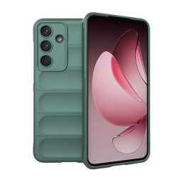 Szilikon telefonvédő (ütésállóság, kameravédő, 3D) SÖTÉTZÖLD Samsung Galaxy S25 FE (SM-S731)