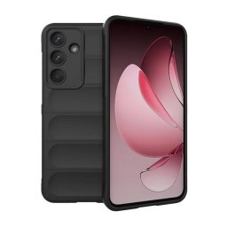 Szilikon telefonvédő (ütésállóság, kameravédő, 3D) FEKETE Samsung Galaxy S25 FE (SM-S731)