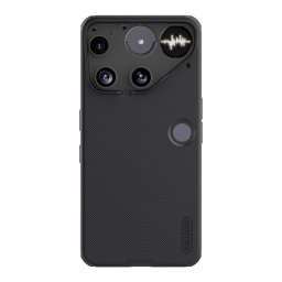 NILLKIN SUPER FROSTED PRO műanyag telefonvédő (ütésállóság, gumírozott, érdes felület) FEKETE Nothing Phone (3)