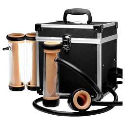 The Super Milker - automatikus deluxe maszturbátor férfiaknak (fekete)