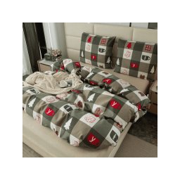 Mikroszálas ágyneműhuzat CHRISTMAS SOCKS zöld Ágyneműhuzat mérete: 70 x 90 cm | 140 x 220 cm