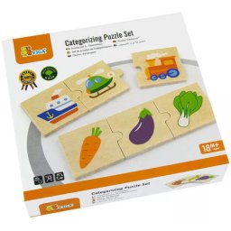 Készségfejlesztő Puzzle (kategória csoportosító) B