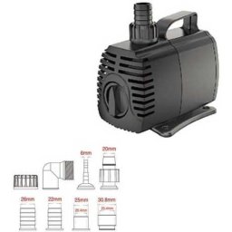 XiLong XL-3500 nagy teljesítményű vízpumpa, vízalatti nyomópumpa (25W | Vízszállítási teljesítmény: max. 2500 l/h | Nyomásmagasság: max. 2,4 m | 205 x 65 x 130 mm)