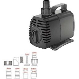 XiLong XL-8500 nagy teljesítményű vízpumpa, vízalatti nyomópumpa (85W | Vízszállítási teljesítmény: max. 8500 l/h | Nyomásmagasság: max. 5,0 m | 190 x 105 x 175 mm)