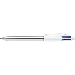 BIC Golyóstoll, 0,32 mm, nyomógombos, négyszínű, BIC "4 Colours Shine"
