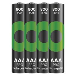 GP Újratölthető akkumulátor. ReCyko Pro AAA (HR03) 800mAh - 4db