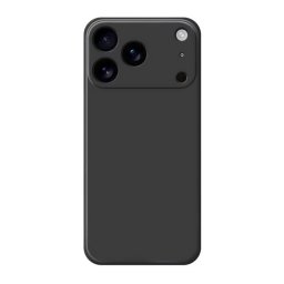 Szilikon telefonvédő (ultravékony) FEKETE Apple iPhone 17 Pro Max