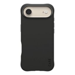 PANZERGLASS CARE SAMBA szilikon telefonvédő (ütésállóság, légpárnás sarok, kameravédő, MagSafe) FEKETE Apple iPhone Air