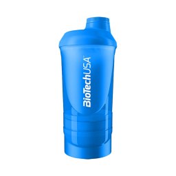 BioTechUsa Wave+ shaker kék 600+250+100ml