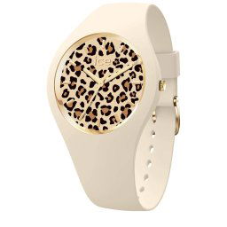 ICE leopard - Mandula bőr, női karóra - 37 mm - (021727)
