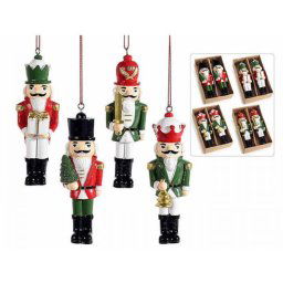 Felakasztható diótörő figura szett - 2 darabos 10 cm - többféle
