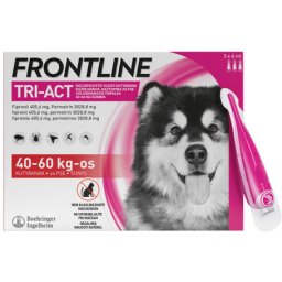 Frontline Tri-Act Spot On kutyáknak XL (40-60 kg | 3 pipetta)