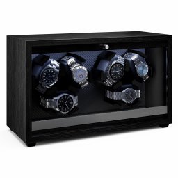 Klarstein Brienz 6 órafelhúzó, 4 üzemmód, csendes, fa megjelenés, rugalmas párna (WW3-Brienz6Black)